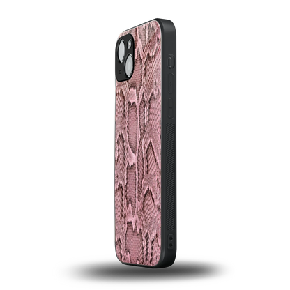 Blush Snake iphone 13 mobile cover | shockproof glass phone case