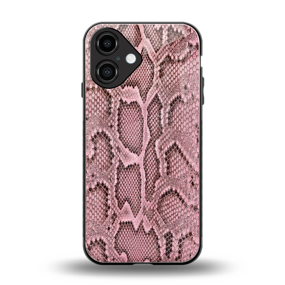 Blush Snake Phone Case for Iphone 16 | Glass Case