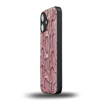 Blush Snake Phone Case for Iphone 16 | Glass Case