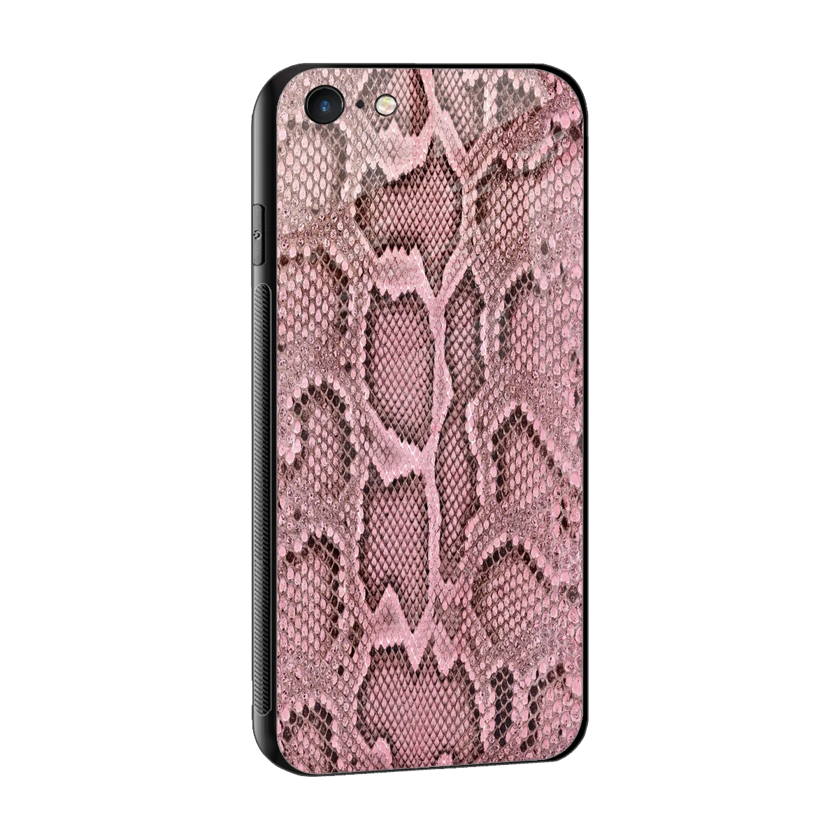 Blush Snake sleek iphone 6 cover with tempered glass back and TPU edges