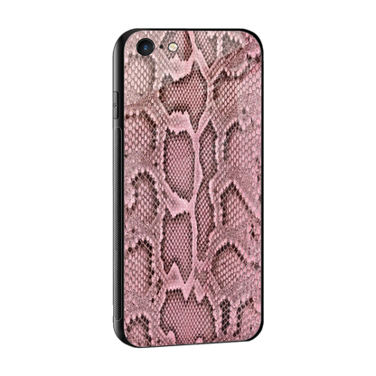 Blush Snake sleek iphone 6s plus cover with tempered glass back and TPU edges
