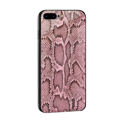 Blush Snake sleek iphone 8 plus cover with tempered glass back and TPU edges