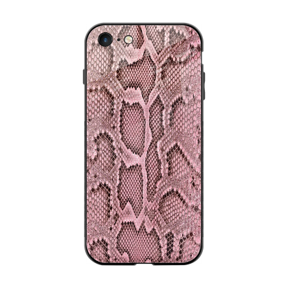 Blush Snake back phone cover | glass case for iphone 7