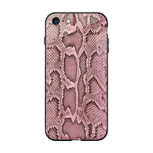 Blush Snake back phone cover | glass case for iphone 7