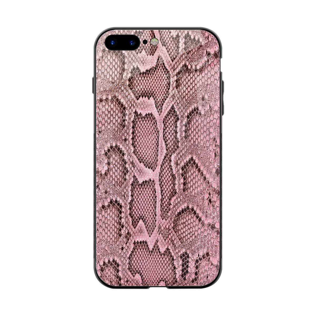 Blush Snake back phone cover | glass case for iphone 8 plus