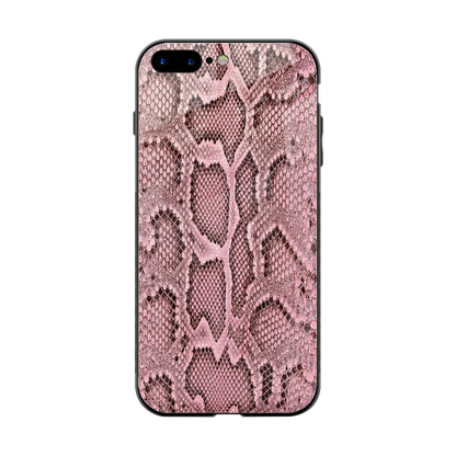 Blush Snake back phone cover | glass case for iphone 8 plus