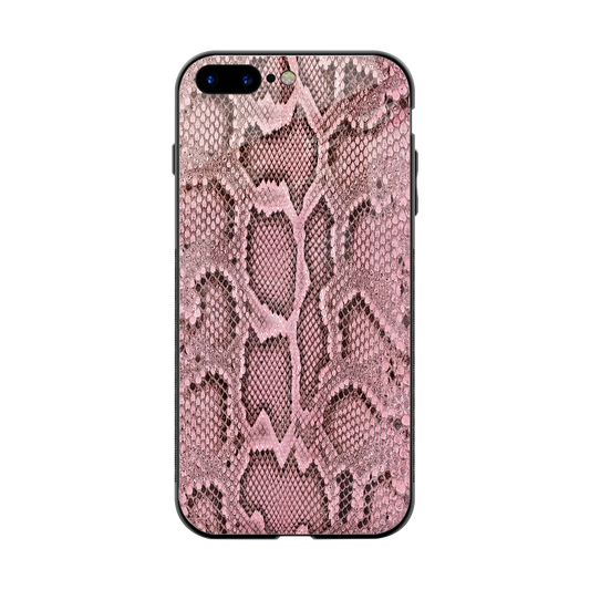 Blush Snake back phone cover | glass case for iphone 8 plus
