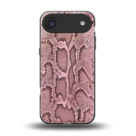 Blush Snake back phone cover | glass case for iphone air