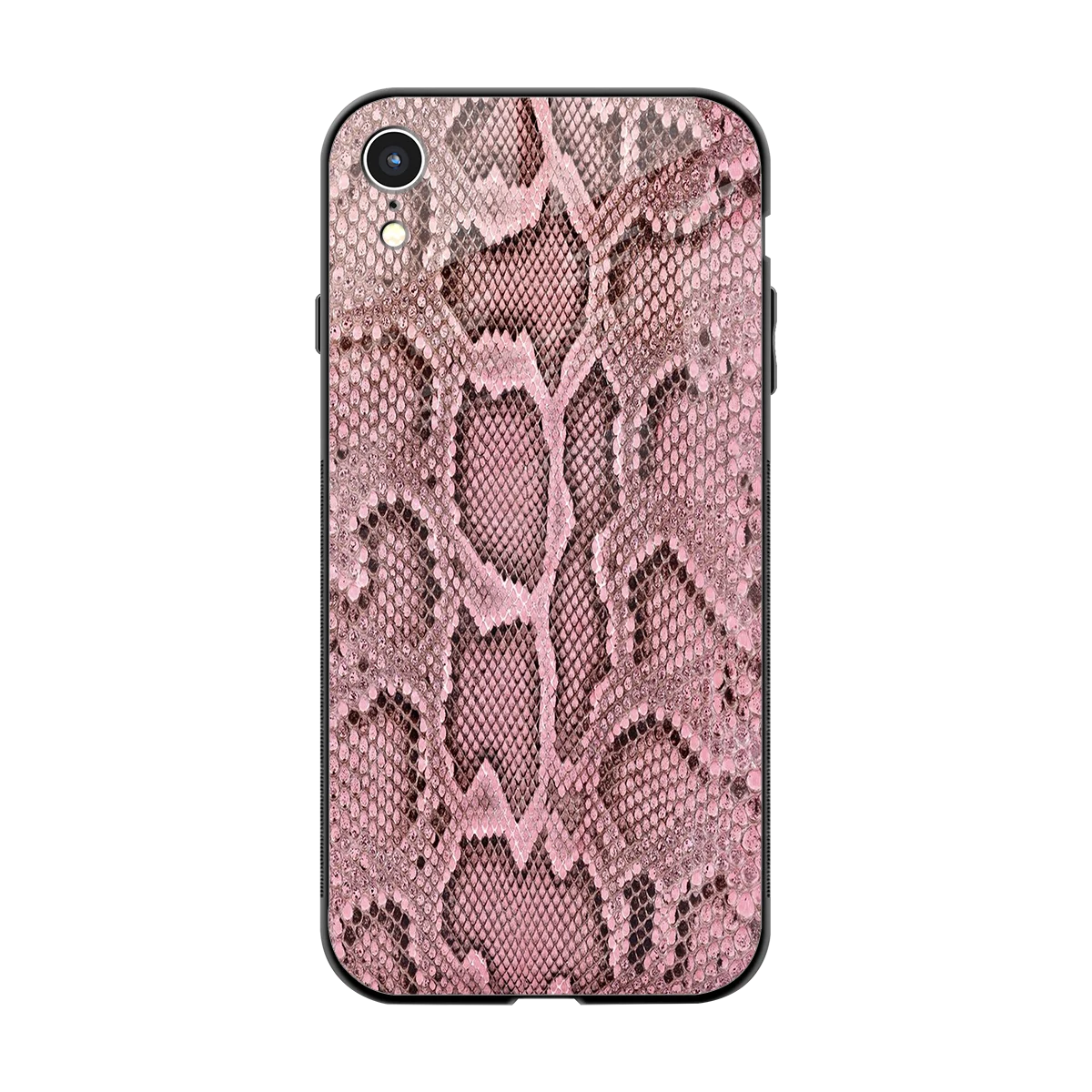 Blush Snake back phone cover | glass case for iphone xr