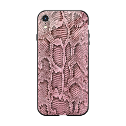 Blush Snake back phone cover | glass case for iphone xr