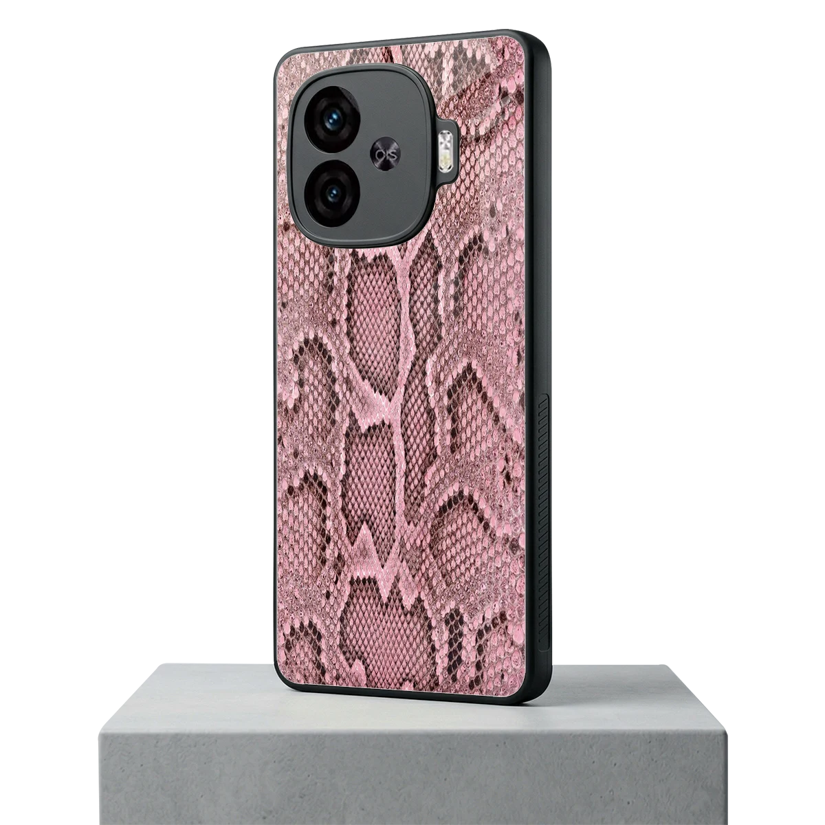 Blush Snake iqoo neo 10r 5g mobile cover | shockproof glass phone case