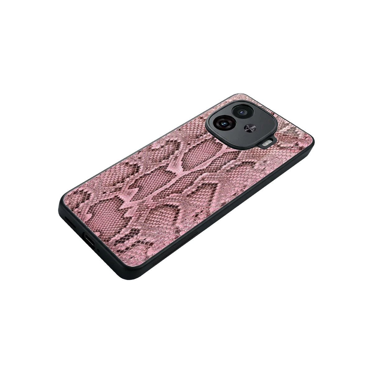 Blush Snake stylish phone case for iqoo neo 10r 5g | glossy glass and slim fit