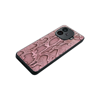 Blush Snake stylish phone case for iqoo neo 10r 5g | glossy glass and slim fit
