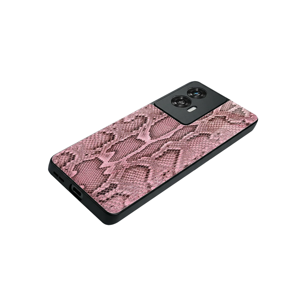 Blush Snake stylish phone case for motorola edge 50 fusion | glossy glass and slim fit