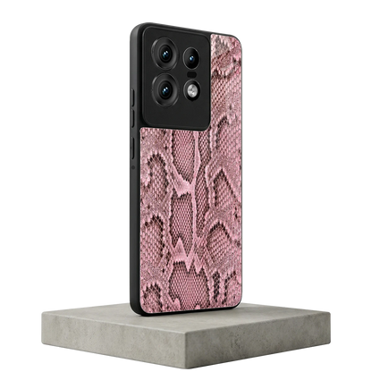 Blush Snake motorola edge 50 pro mobile cover | shockproof glass phone case
