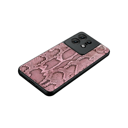 Blush Snake stylish phone case for motorola edge 50 pro | glossy glass and slim fit