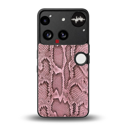 Blush Snake back phone cover | glass case for nothing phone 3