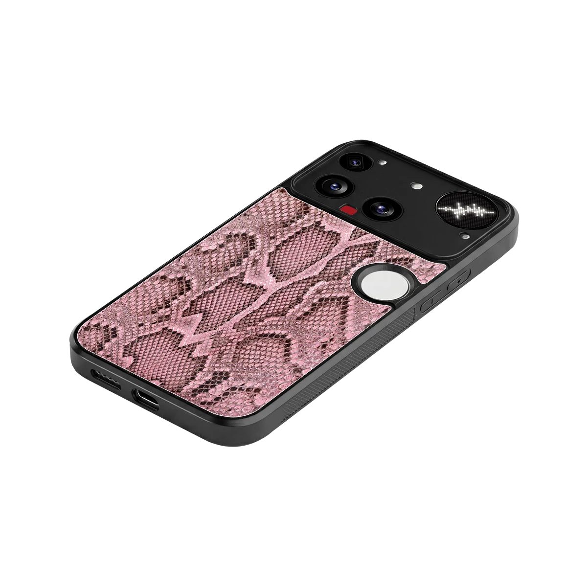 Blush Snake stylish phone case for nothing phone 3 | glossy glass and slim fit