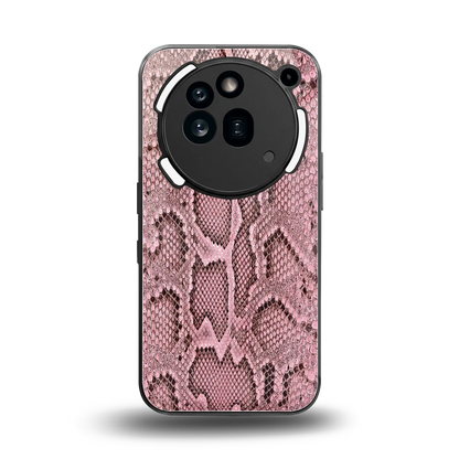 Blush Snake back phone cover | glass case for nothing phone 3a pro
