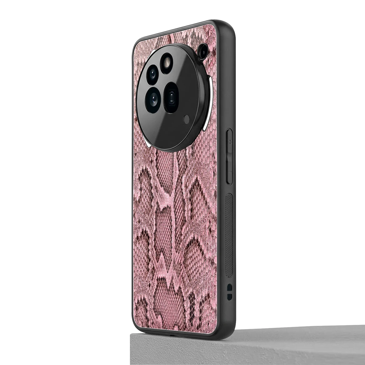 Blush Snake nothing phone 3a pro mobile cover | shockproof glass phone case