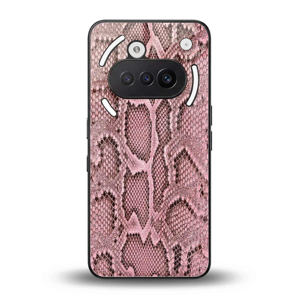 Blush Snake back phone cover | glass case for nothing phone 3a