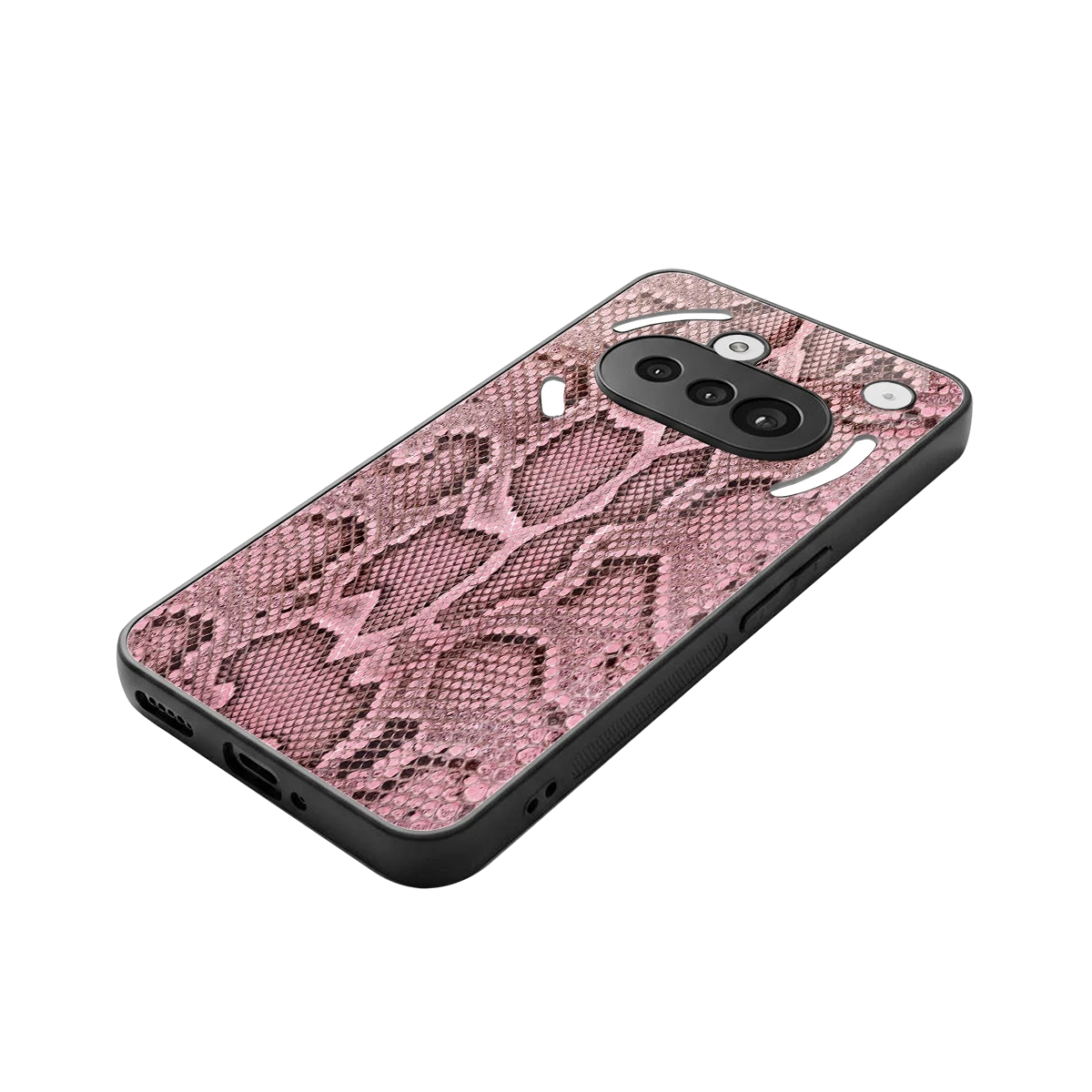 Blush Snake stylish phone case for nothing phone 3a | glossy glass and slim fit