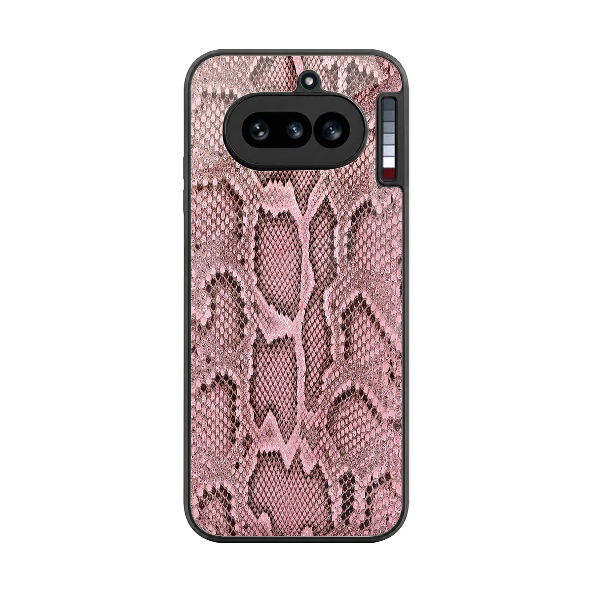 Blush Snake back phone cover | glass case for nothing phone 4a