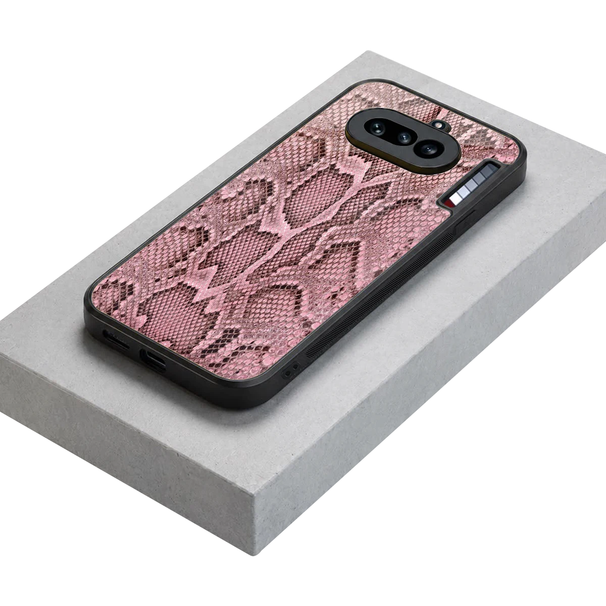 Blush Snake stylish phone case for nothing phone 4a | glossy glass and slim fit