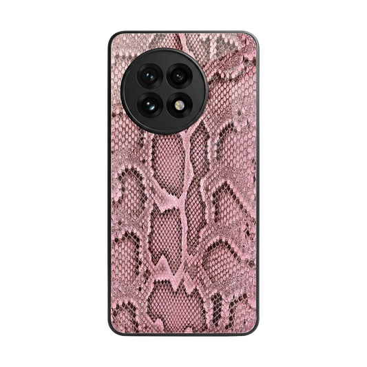 Blush Snake back phone cover | glass case for oneplus 13r