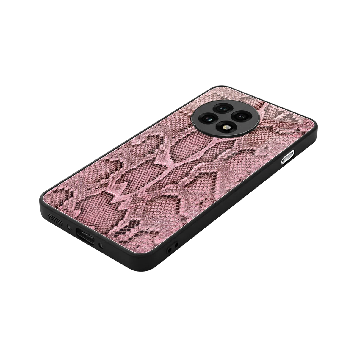 Blush Snake stylish phone case for oneplus 13r | glossy glass and slim fit
