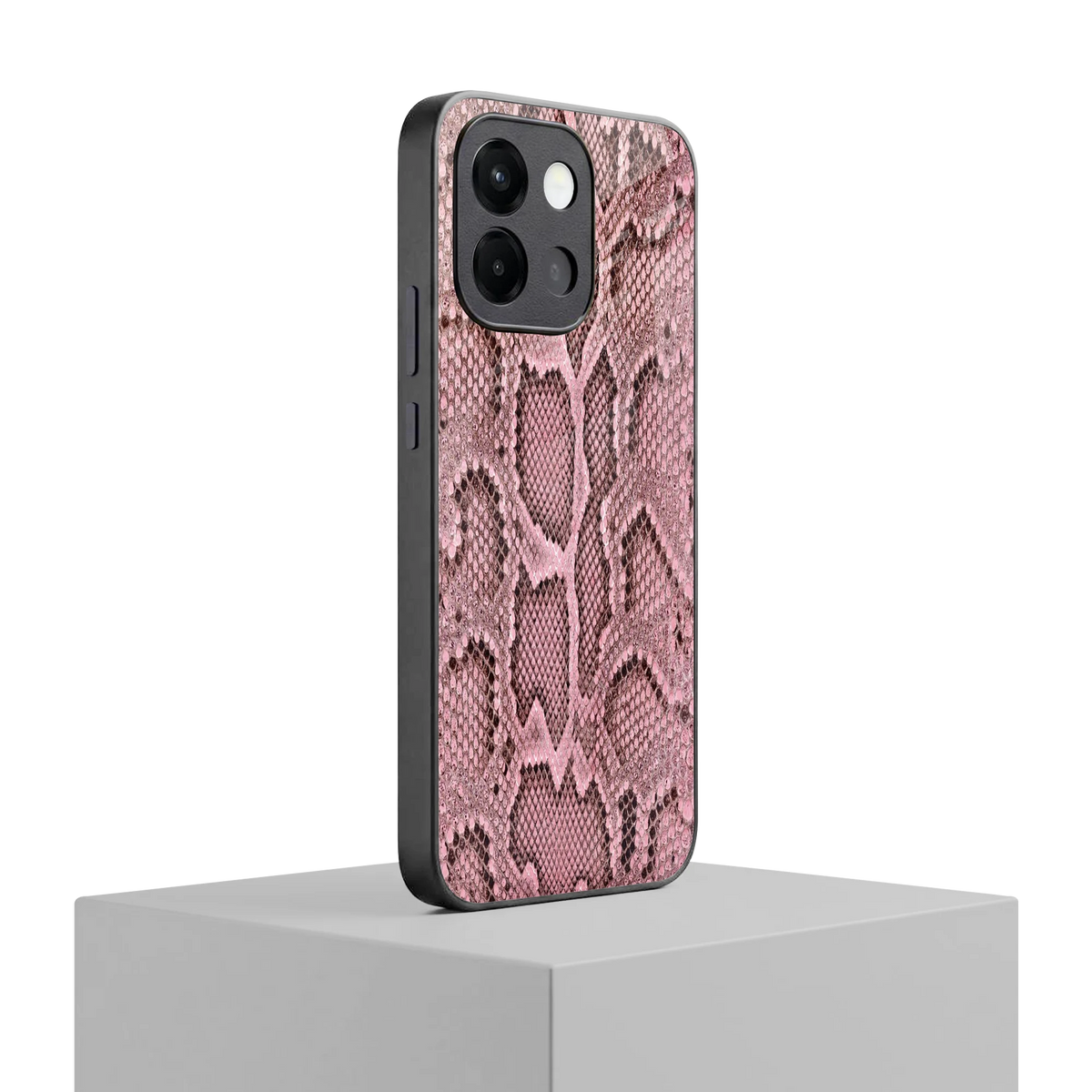 Blush Snake oneplus 13s mobile cover | shockproof glass phone case
