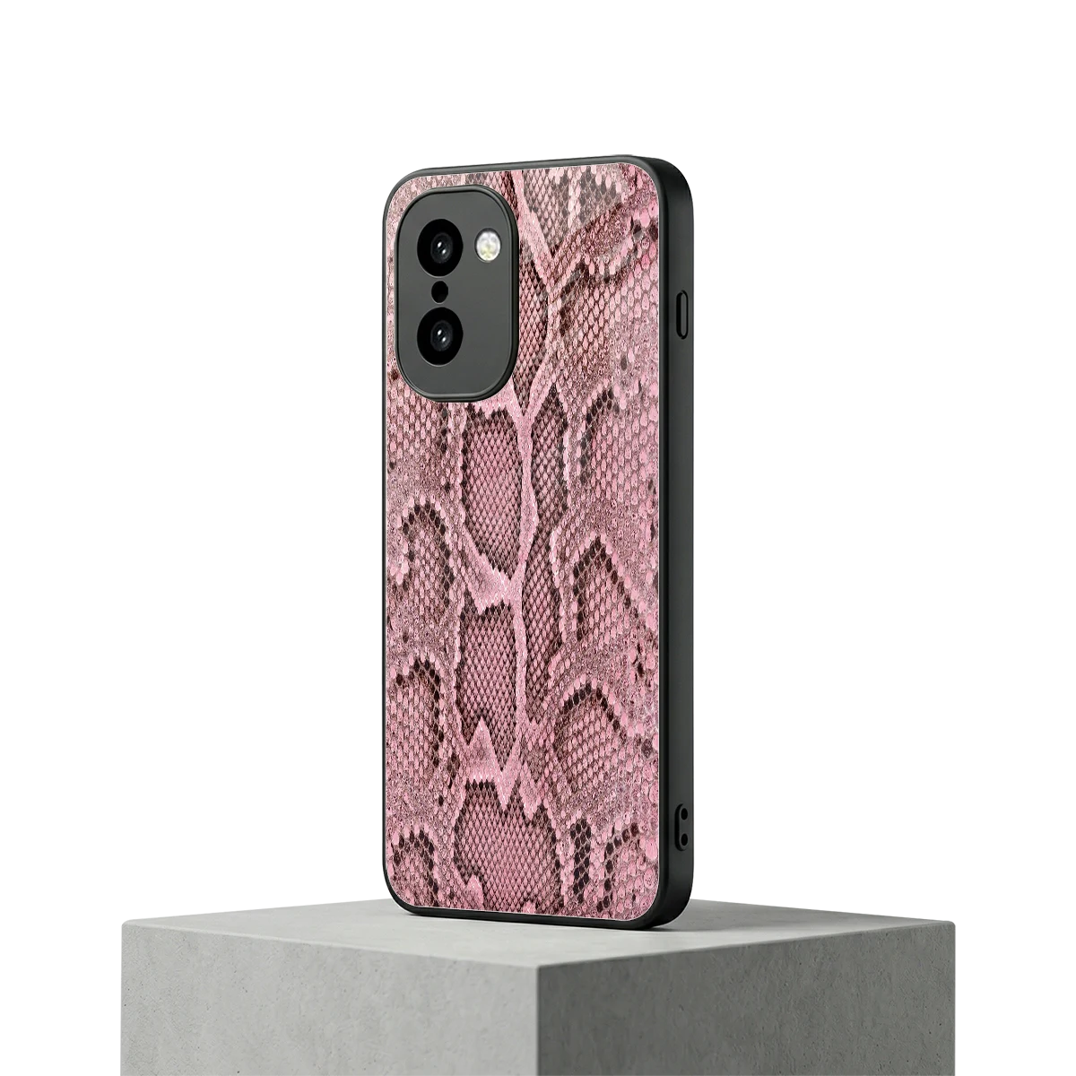 Blush Snake oneplus 15r mobile cover | shockproof glass phone case