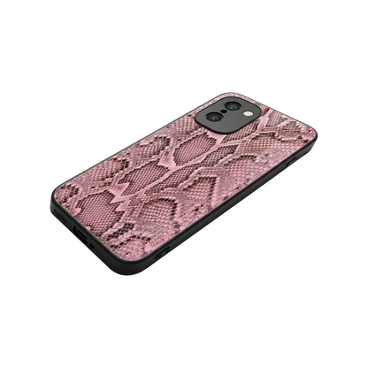 Blush Snake stylish phone case for oneplus 15r | glossy glass and slim fit