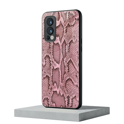 Blush Snake oneplus nord 2 mobile cover | shockproof glass phone case