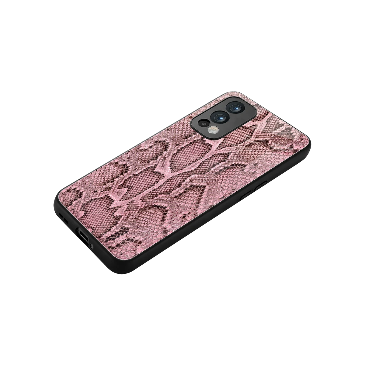 Blush Snake stylish phone case for oneplus nord 2 | glossy glass and slim fit