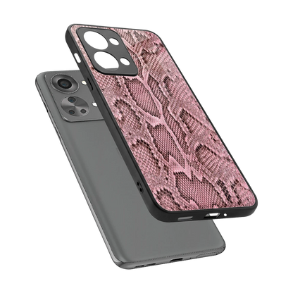 Blush Snake sleek oneplus nord 2t cover with tempered glass back and TPU edges