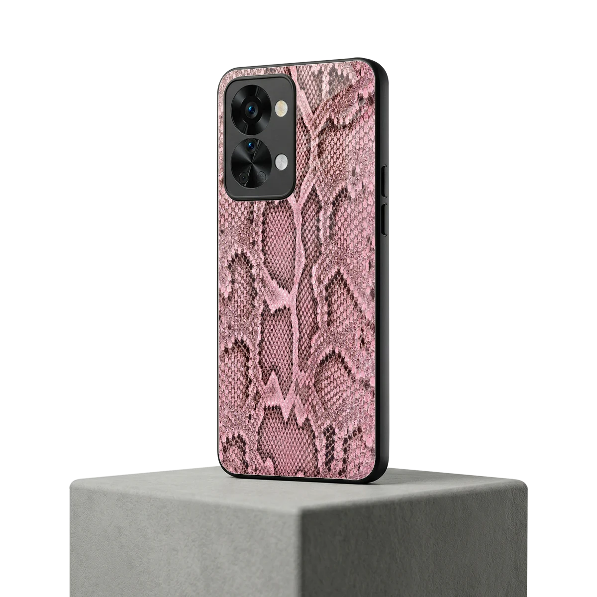 Blush Snake oneplus nord 2t mobile cover | shockproof glass phone case