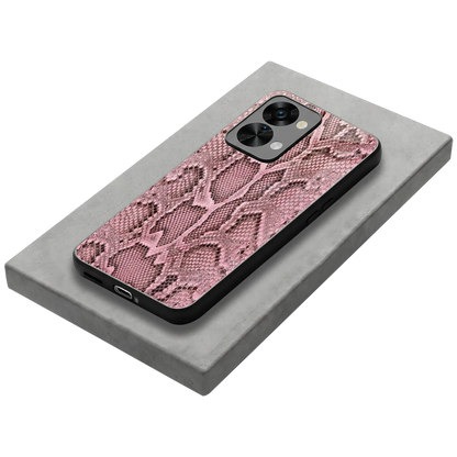Blush Snake stylish phone case for oneplus nord 2t | glossy glass and slim fit