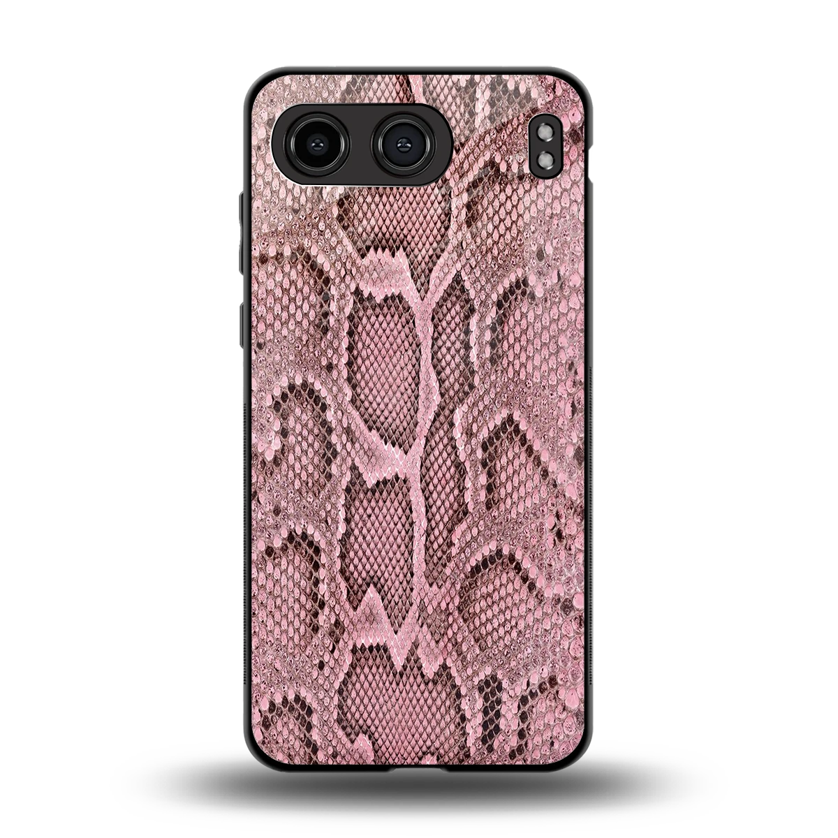 Blush Snake back phone cover | glass case for oneplus nord 4