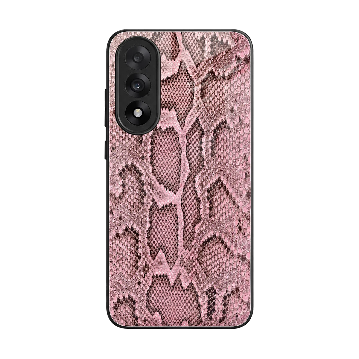 Blush Snake back phone cover | glass case for oneplus nord 5