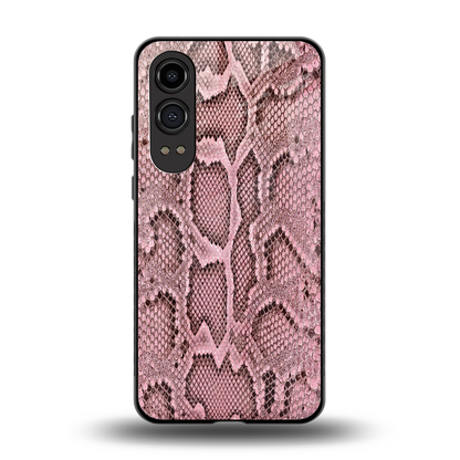 Blush Snake back phone cover | glass case for oneplus nord ce 4 lite