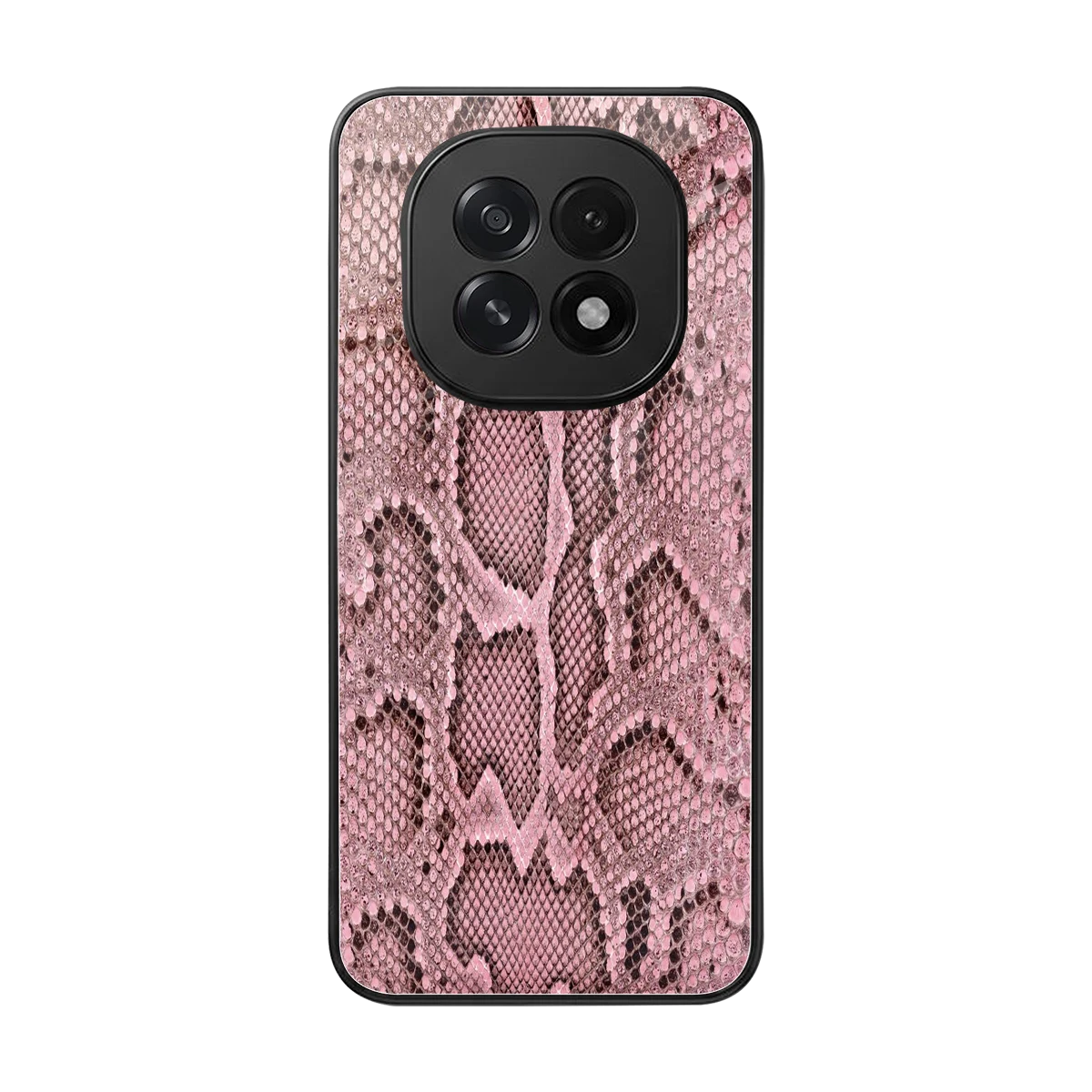 Blush Snake back phone cover | glass case for oppo f29 5g