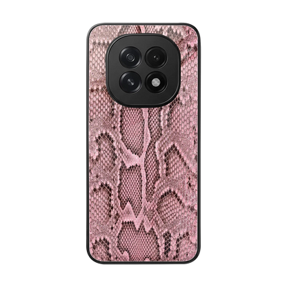 Blush Snake back phone cover | glass case for oppo f29 5g