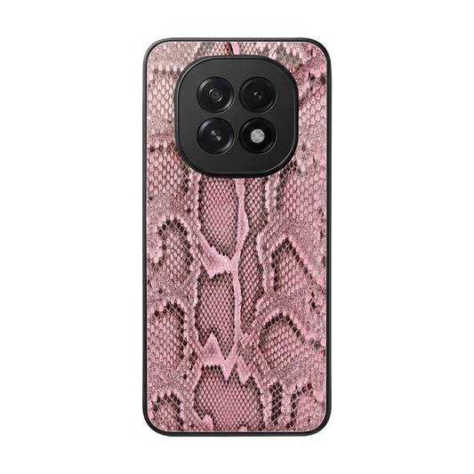 Blush Snake back phone cover | glass case for oppo f29 5g