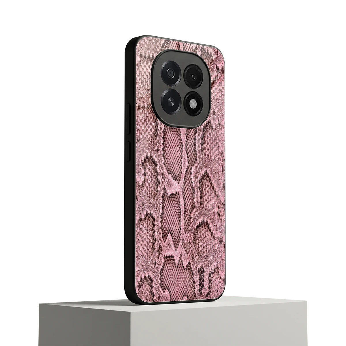 Blush Snake oppo f29 5g mobile cover | shockproof glass phone case