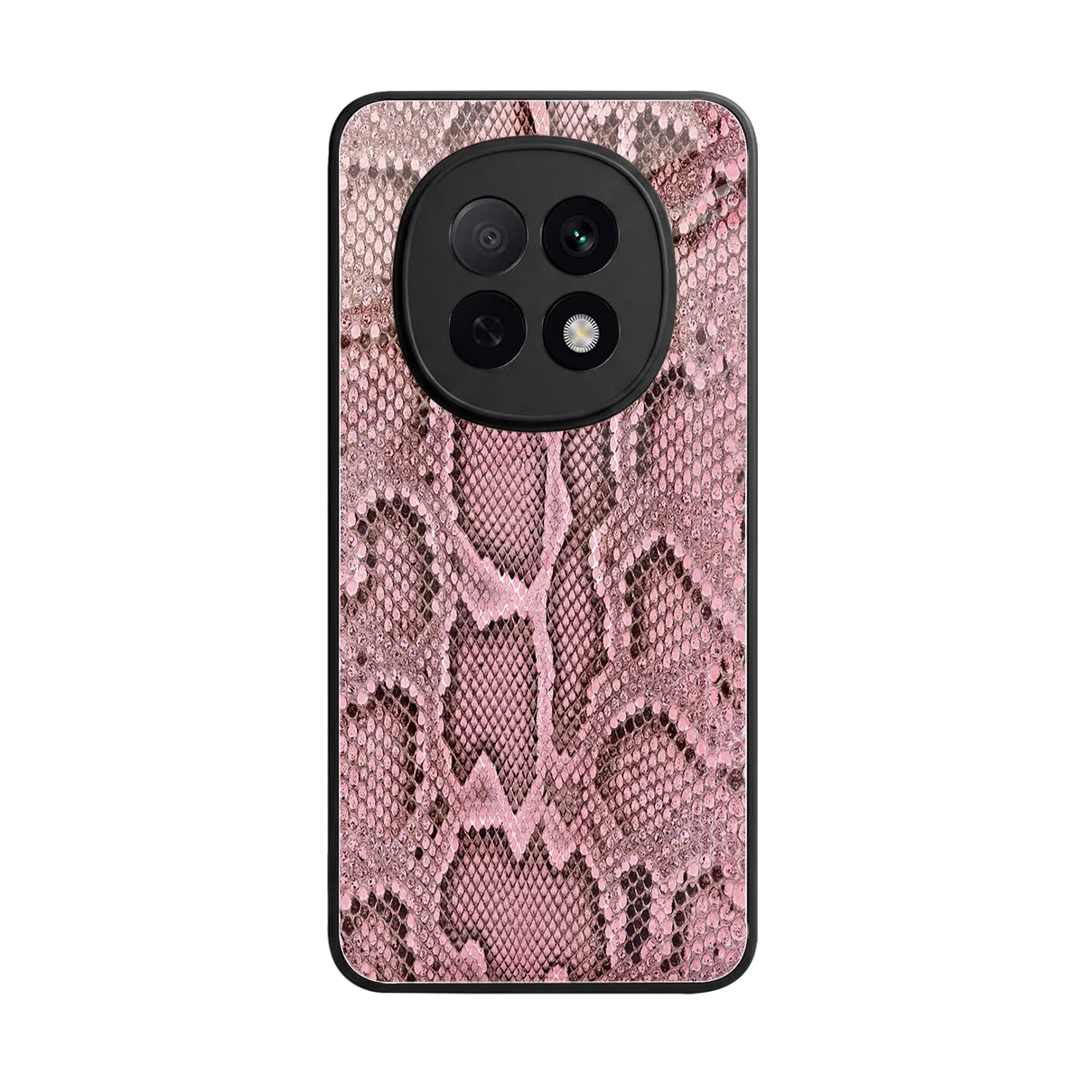 Blush Snake back phone cover | glass case for oppo f29 pro 5g