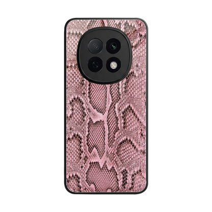 Blush Snake back phone cover | glass case for oppo f29 pro 5g