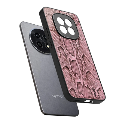 Blush Snake sleek oppo f29 pro 5g cover with tempered glass back and TPU edges