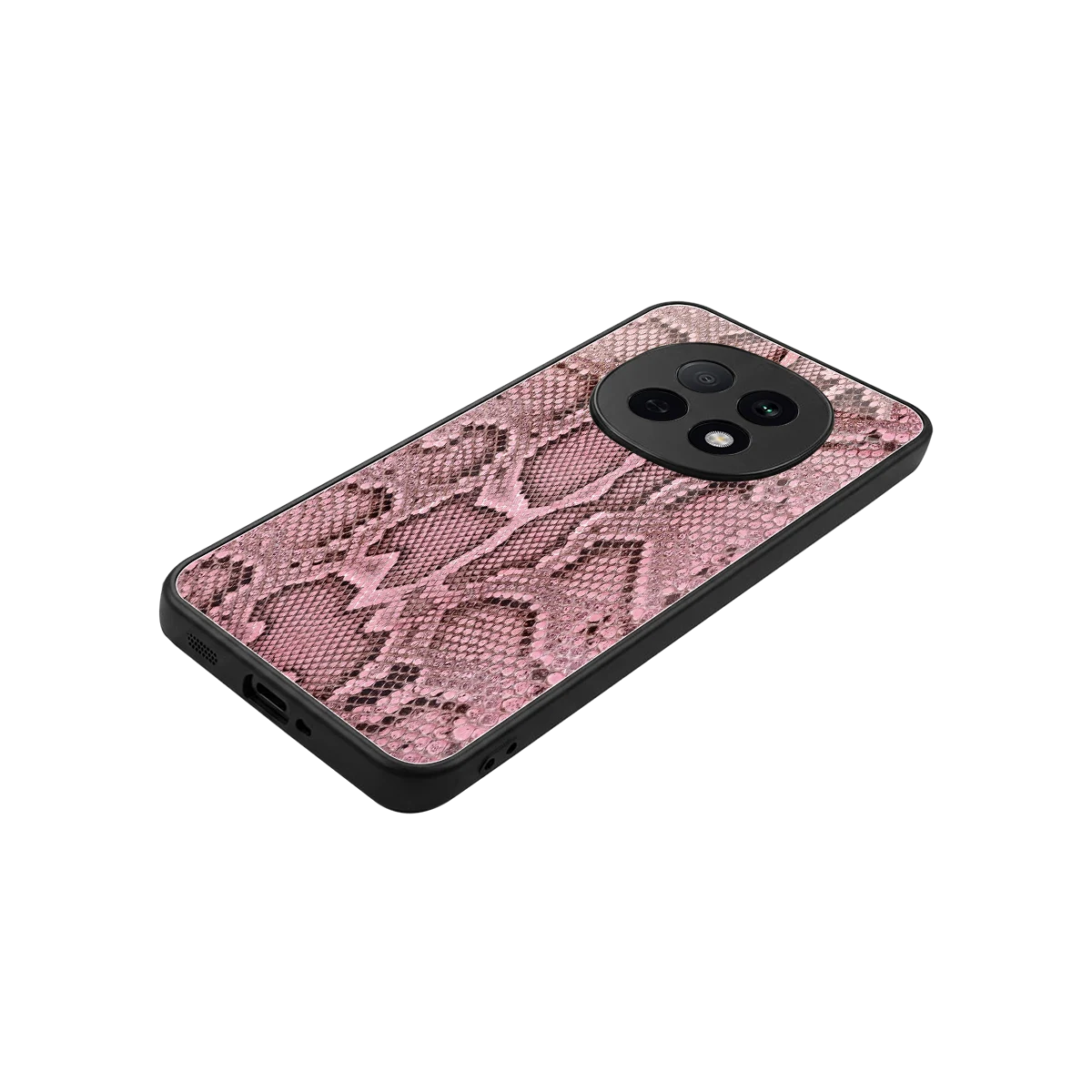 Blush Snake stylish phone case for oppo f29 pro 5g | glossy glass and slim fit