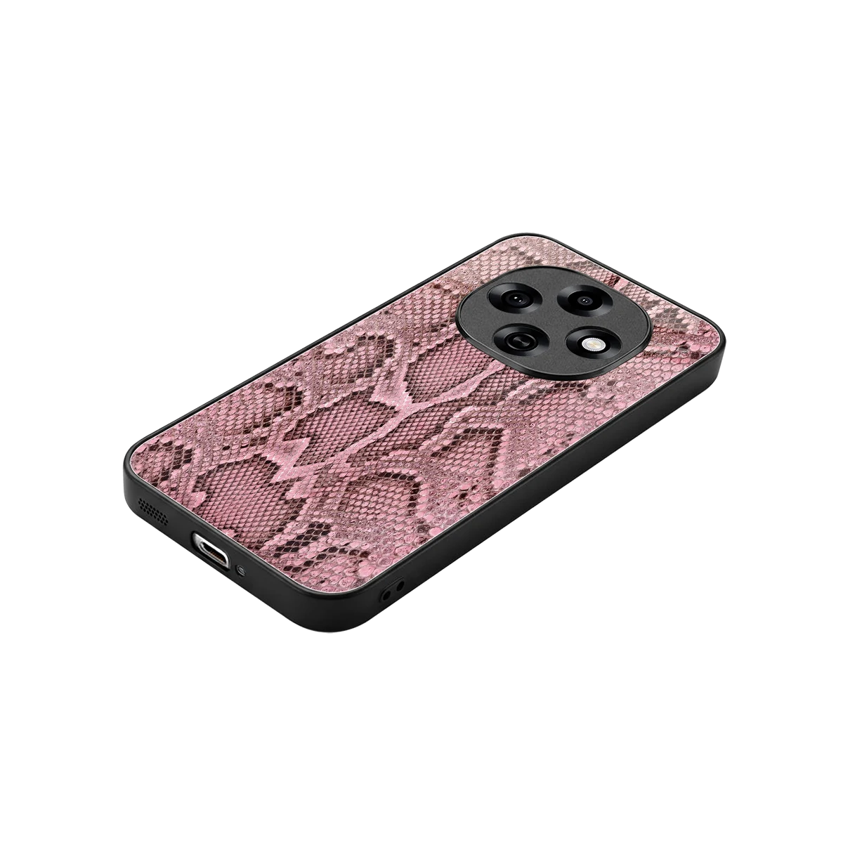 Blush Snake stylish phone case for oppo f31 pro 5g | glossy glass and slim fit